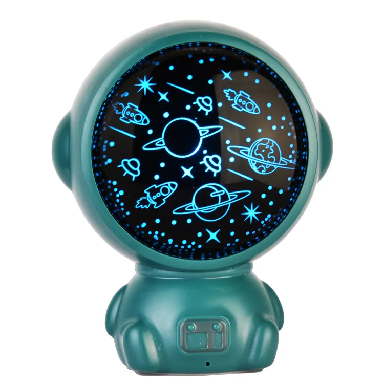 Cadeau pour enfants Haut-parleur Bluetooth astronaute mignon Mini haut-parleur Bluetooth sans fil avec lumière LED Jumelage TWS