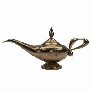 Lámpara de Aladino decorativa de latón de alta calidad con acabado pulido de grabado para decoración del hogar Metal Aladdin Chirag - Product Image 3