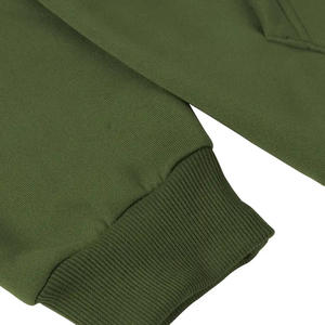 Custom Logo Blank Two Piece Solid Color Pullover Hooded Neck Long Sleeve Fleece Tracksuit Wholesale Customize Unisex Tracksuit - Product Image 5