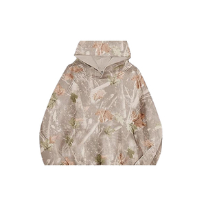 Sweat à capuche en molleton 100% coton délavé blanc de qualité supérieure Unisexe décontracté confortable à porter au quotidien - Product Image 5