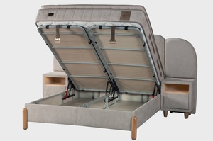 ฐานเตียงไม้ปรับได้เฟอร์นิเจอร์ห้องนอนอเนกประสงค์สำหรับบ้านโรงแรมอพาร์ทเมนต์สำนักงานห้องนั่งเล่นสำหรับใช้ในโรงพยาบาล - Product Image 3