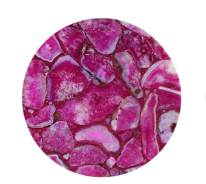 Sceau en agate poli artisanal, décoration de luxe pour la maison, motif floral religieux, résine, couleur personnalisée, haute qualité artisanale - Product Image 1