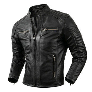 Chaquetas de invierno de piel de oveja para hombre de calidad pura impermeables a prueba de viento perfectamente cortadas a la demanda del cliente - Product Image 6