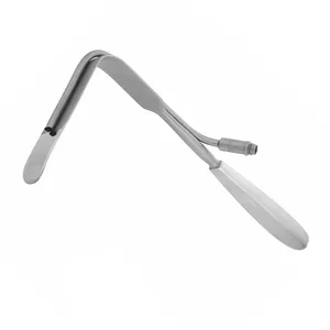 Top Selling Heaney Simon Retractor With Fiber Optic Guide Light 130mm x 25mm Blade Width CE ISO Certified