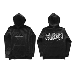 Black Graphic Pullover Hoodie For Men Casual Printed Hooded Sweatshirt <b>Warm</b> <b>Fleece</b> Long Sleeve Streetwear Winter Daily Wear - Product Image 6