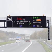Panneaux d'affichage électroniques à affichage LED à matrice complète du trafic variable Panneau de signalisation de trafic Vms