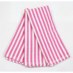 Serviettes de cuisine personnalisées en coton 100% teint en fil, à rayures, en provenance d'Inde, au prix le plus bas - Product Image 4