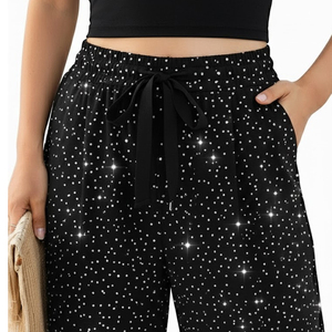 Nouvelle Collection 2026 : Pantalons et Jupes en Coton Molletonné avec Strass pour Femmes – Style Urbain Tendance, Fabrication Haut de Gamme - Product Image 4