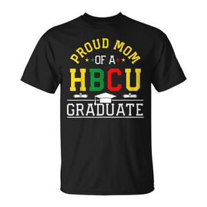 T-shirt per Mamma e Famiglia Orgogliose di HBCU: Celebra il Laureato HBCU con Abbigliamento Promozionale Personalizzabile - Product Image 1