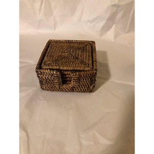 Posavasos de caña de ratán redondo de madera, posavasos tejidos a mano de yute, lino, ovalado, taza de mimbre, posavasos, alfombrilla de mesa de comedor resistente al calor - Product Image 4