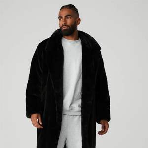 Luxury <b>Men</b> Faux <b>Fur</b> Coat - Stylish Winter Warm Overcoat <b>for</b> <b>Men</b>, Fashionable and Soft Faux <b>Fur</b> <b>Jacket</b> with Full-Lenght - Product Image 6