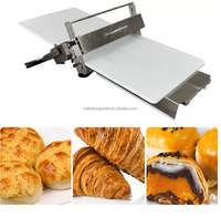 Machine à étaler la pâte manuelle pliable, rouleau à pâte portable en acier inoxydable, épaisseur réglable pour pizza, pâtisserie, pâte à biscuits