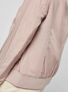 Chaquetas Parka de Manga Larga para Hombre, Nueva Moda, con Cuello Camisero, Ribete de Piel, Tela de Lona, Color Rosa Crepúsculo - Product Image 5