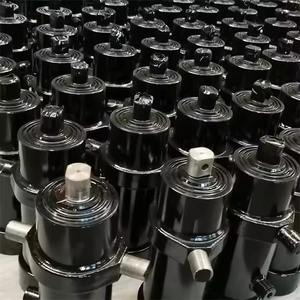 Cilindro hidráulico de brazo de excavadora de pistón de varilla única de doble efecto telescópico multietapa de 2000mm 25 toneladas de fábrica de China - Product Image 5