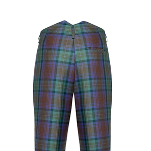 Pantalon entièrement personnalisé avec fermeture à braguette boutonnée pour homme Pantalon en tartan de haute qualité avec logo personnalisé pour homme - Product Image 5