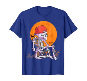 Dernière goutte épaule surdimensionné hommes Halloween Vintage t-shirts hommes sérigraphié haute qualité sonnerie Halloween hommes t-shirts - Product Image 2