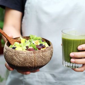 Bol en coquille de noix de coco fait à la main pour servir des aliments et la décoration de la maison, meilleur choix pour un style de vie écologique, produit de vente chaud - Product Image 3