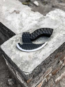 Cuchillo Multiusos Tradicional de Acero Inoxidable Damasco con Mango Completo, Ecológico, para Cortar Pizza, Picar Carne - Product Image 6