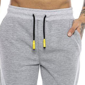 Pantalon large à jambes larges, coupe ample, en jersey de polyester, pantalon de survêtement pour homme, plissé, ample, nouveau design - Product Image 4