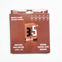 Senar Gitar SAMHYUN Premium 45-135 Gauge 3.S 5AEB-45135 Inti Hex Berlapis Warna Ujung Bulat