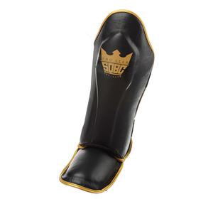 Almohadilla de cuero PU profesional para boxeo, espinilleras personalizadas, espinilleras para entrenamiento de Karate y empeine - Product Image 3