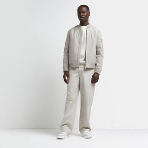 Blouson aviateur d'hiver pour hommes en gros avec design zippé léger de haute qualité Nouvelle veste d'hiver avec décoration de poche - Product Image 6