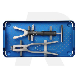 케이블 압착 블록이있는 REMEDA 정형 외과 수술 기기 세트 13 피스 최고 품질의 스테인리스 스틸 보관함 포함 - Product Image 6