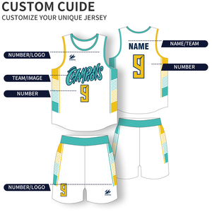 Conjunto de camiseta de baloncesto transpirable de diseño personalizado, bordado Reversible para deportes de invierno, uniforme de baloncesto por sublimación personalizado - Product Image 3