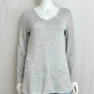 Camiseta Corta de Manga Larga con Estampado de Logotipo para Mujer, Informal, para Hacer Ejercicio, Cuello Redondo - Product Image 1