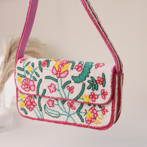 2025 Designer <b>Beaded</b> Tote Bag Ladies Purse <b>Beaded</b> <b>Large</b> Bag Handbag at Wholesale Price From India by glowin fashion - Product Image 3