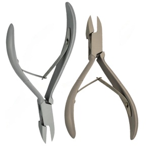 Alicates para Uñas de Acero Inoxidable con Acabado Satinado de 13 cm, Corte Recto, Mordazas Planas y Redondeadas, Cortaúñas Resistente - Product Image 1