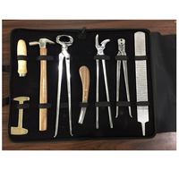 Kit d'outils de ferrage pour chevaux, soins dentaires équins, instruments chirurgicaux en acier inoxydable pour sabots, réglables, manuels, réutilisables