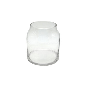 Jarrón de Vidrio Soplado a Mano VBC2505 con Cúpula, 5.35 Pulgadas, Diseño Clásico Minimalista para Mesa, Jarrón de Cristal para Decoración Floral - Product Image 1