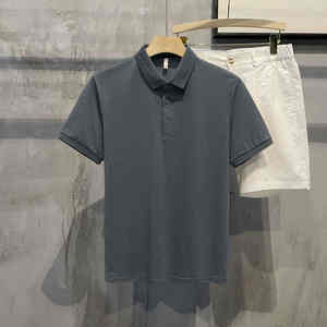 เสื้อยืดสำหรับเล่นกอล์ฟเนื้อแข็งพิมพ์ลายโลโก้100% โพลีเอสเตอร์สแปนเด็กซ์สำหรับผู้ชายและผู้หญิง - Product Image 1