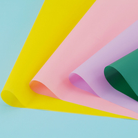 Papier synthétique vierge enduit de résine imperméable, épaisseur 60 microns, pour bouquets – Recyclable, non toxique, alimentaire, personnalisable