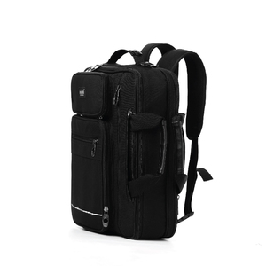 NATOLI B17 Classic Black Unisex Moda Impermeable Multifuncional Mochila de poliéster suave para uso escolar para adolescentes - Product Image 5