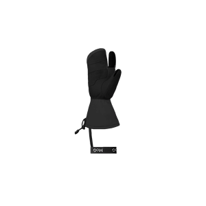 Mitaines avec doigt indexé séparé, imperméables, coupe-vent, isolées thermiquement, paume en peau de chèvre, compatibles écran tactile, pour travaux par temps extrêmement froid - Product Image 2