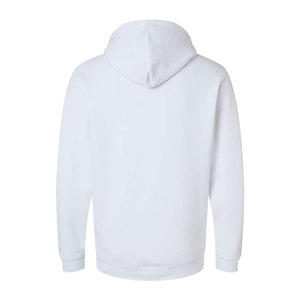 Premium CVC Fleece Hoodie Blank 380GSM Thick Warm Winter Hooded Sweatshirt Custom Screen Print Factory Hoodies - Product Image 5