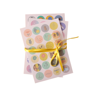 สติกเกอร์กระดาษอาร์ตมันเงาพร้อมส่ง สำหรับซองจดหมาย สมุดแพลนเนอร์ สมุดบันทึก สมุดภาพ ของขวัญ DIY - Product Image 2