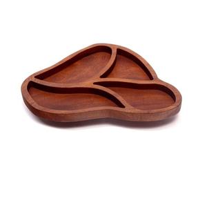 Bandeja de madera para servir con acabado natural para decoración de mesa de fiesta de boda, uso de servicio de catering, servicio delicioso - Product Image 5