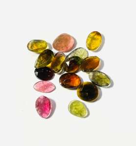 20.42 Carats Rose Cut Tourmaline Pierres Précieuses Style Unique Naturel Multi Tourmaline Pierres À Facettes Lâches Changement De Couleur Optique - Product Image 2