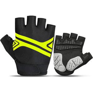 Guantes de cuero para hombre, guantes tácticos para Motocross, equipo de protección para motocicleta, guantes de medio dedo para carreras, tamaño personalizado - Product Image 1
