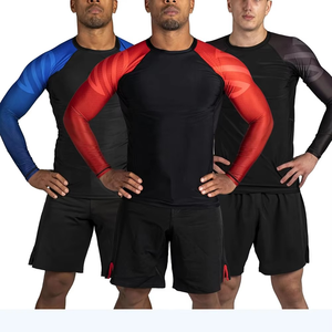 OEM Design Compression Mma Rash Guard bjj Rashguard custom Sublimated <b>Printed</b> Mens Rash Guard - Product Image 6