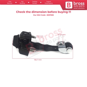 BDP692 Limitador de Apertura de Puerta Delantera para Doblo 263 Nemo Bipper Combo D 4694080 - Product Image 5