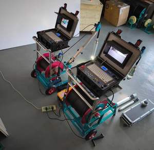 Caméras de forage personnalisables de 300 m et 500 m, téléviseurs pour puits profonds, moniteurs sous-marins - Product Image 1