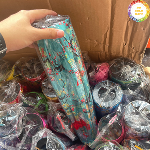 Exquisite Blue Hoi An Silk Lanterns with Classic Patterns Exclusively Crafted for Vibrant Festive Various Shapes Best Quality - Product Image 6