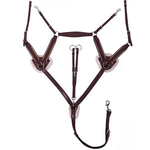 Pechera de Polo Ajustable de Cuero, Arnés Equino Resistente, Soporte Estable y Fuerte, Equilibrio para Montar, Comodidad para Entrenamiento al Aire Libre - Product Image 2