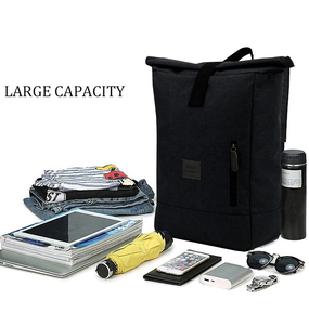 Sac à dos pour ordinateur portable Urban Roll-Top, textile durable, style moderne pour un usage quotidien - Product Image 5