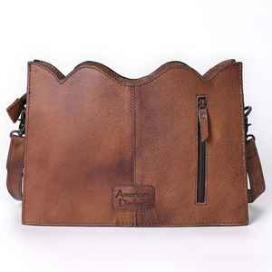 Bolso de Mano de Cuero con Flecos Estilo Vintage Premium para Mujer, Cierre de Cremallera, Cuero Vacuno, 1-1.9L, Correa Individual - Product Image 4