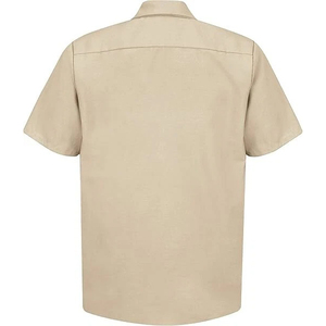 Vente en gros de chemises de travail pour mécaniciens industriels personnalisées à manches courtes pour hommes Chemise de travail haute visibilité sur mesure - Product Image 2